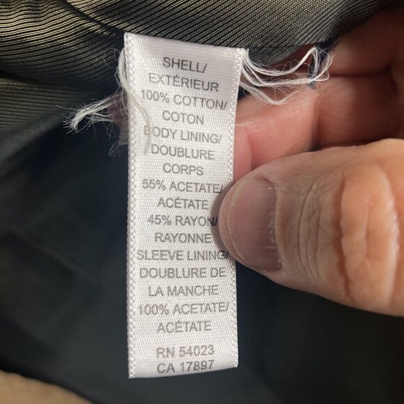 Banana Republic Men 44R  Sport Coat Blazer Three Button Brown Cotton Preppy - Picture 9 of 16